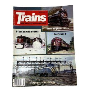Trains Magazine of Railroading March 1984 u  Hot to Paint K4s Sierra Stein Fairt
